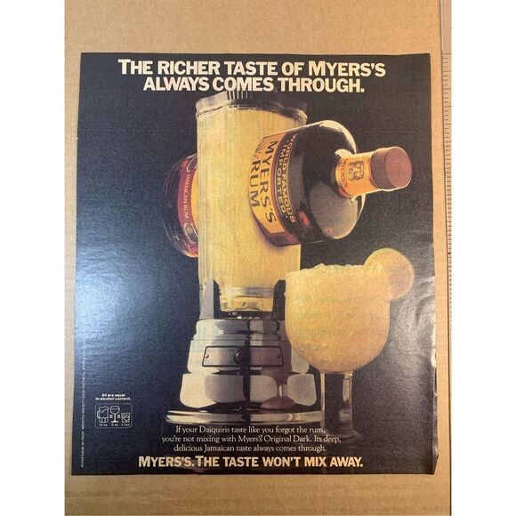 JOHN LENNON Vintage Magazine Clipping‘Live in New York’ Album Myers Rum Ad - Picture 2 of 7